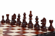 Magnetisches Holzschach Lux 28 × 28 cm - Reiseschachspiel