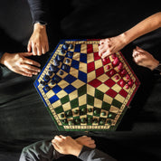 Drei-Spieler-Schach - groß (Trikolore)