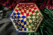 Drei-Spieler-Schach - groß (Trikolore)