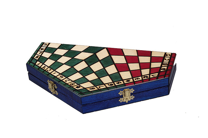 Drei-Spieler-Schach - groß (Trikolore) - Drei-Spieler-Schach - groß (Trikolore)