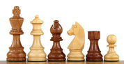 Turnierschach-Set Nr. 6 - 58mm Brett + Deutsche Ritter 3,75" Figuren-NurSchach