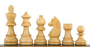 Turnierschach-Set Nr. 6 - 58mm Brett + Deutsche Ritter 3,75" Figuren-NurSchach