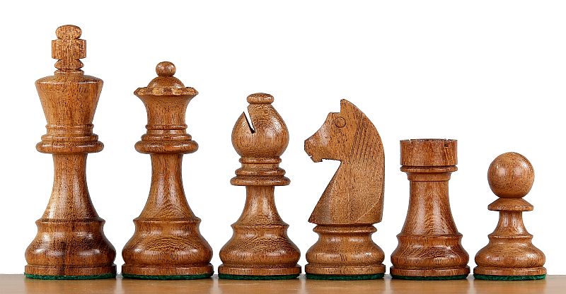 German Knight Chess Figures Indian Acacia/Buckthorn 3.75 inch Carved Wooden - German Knight Chess Figures Indian Acacia/Buckthorn 3.75 inch Carved Wooden