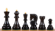 Zagreb Chess Figures 4 Inch Ebony Carved Wooden