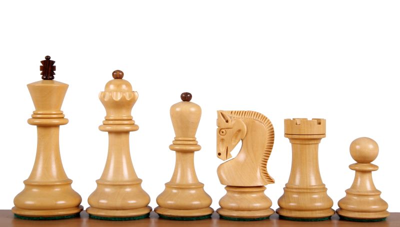 Zagreb Chess Figures Indian Acacia/Buckthorn 3.5 - Zagreb Chess Figures Indian Acacia/Buckthorn 3.5
