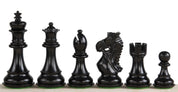 King's Bridal Ebony Chess Figures 3.75 Carved Wooden