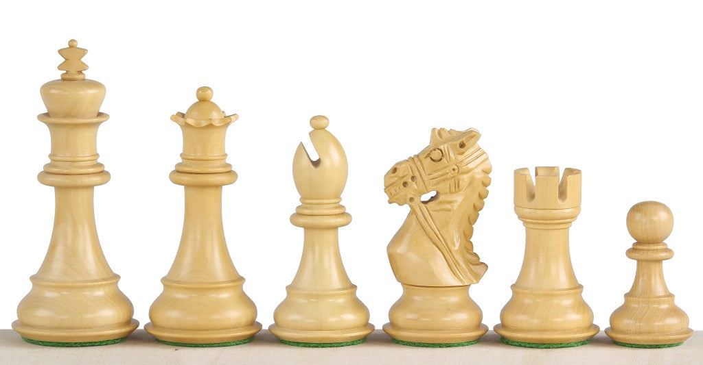 King's Bridal Ebony Chess Figures 3.75 Carved Wooden - King's Bridal Ebony Chess Figures 3.75 Carved Wooden