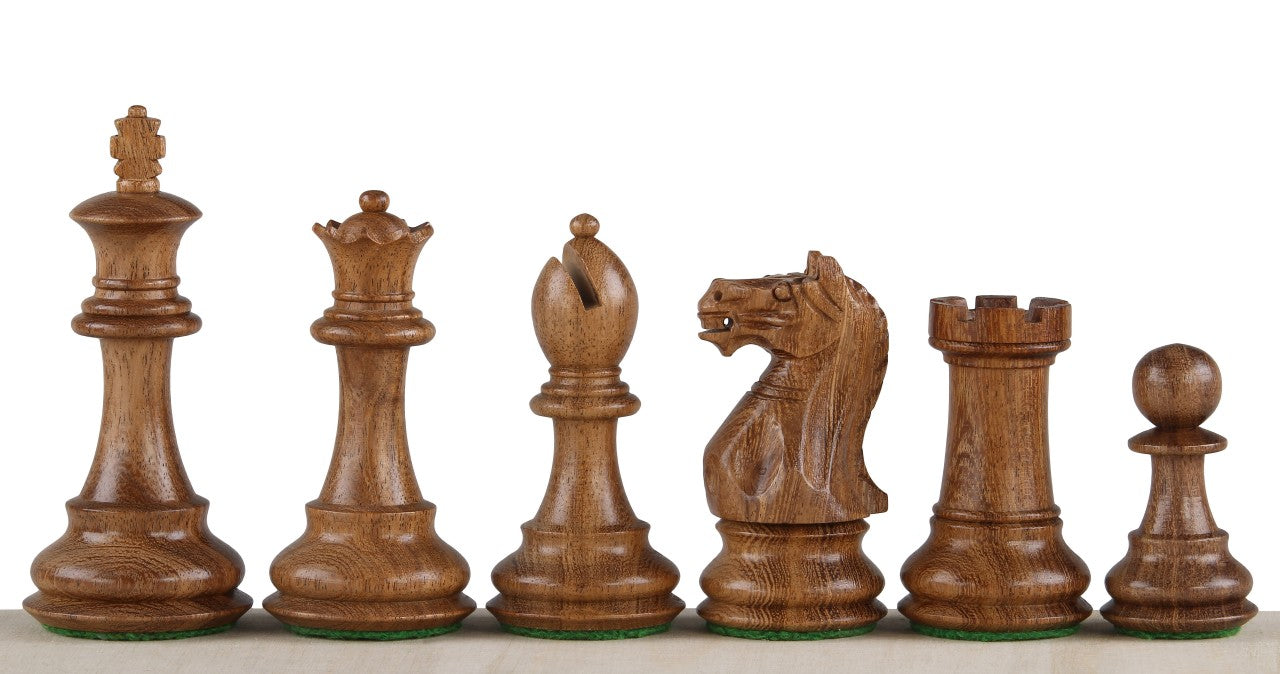 Oxford Acacia/Buckthorn Chess Figures 3.75 - Oxford Acacia/Buckthorn Chess Figures 3.75