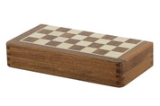 MAGNETISCHES Schachspiel mit eingelegtem Schachbrett, 25 cm