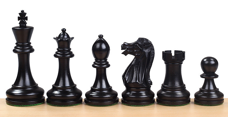 Executive Schachfiguren 3,5 Zoll geschnitzt aus Holz - Executive Schachfiguren 3,5 Zoll geschnitzt aus Holz