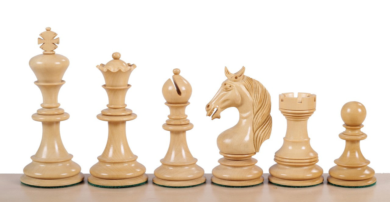 UNICORN PADUK Schach-FIGUREN 4,25 Zoll - UNICORN PADUK Schach-FIGUREN 4,25 Zoll