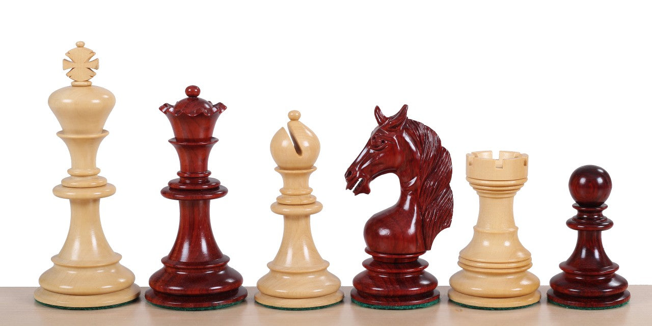 UNICORN PADUK Schach-FIGUREN 4,25 Zoll - UNICORN PADUK Schach-FIGUREN 4,25 Zoll