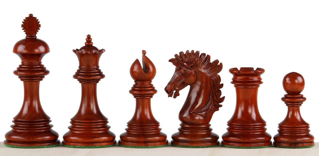 Sunrise 4 Zoll Redwood Schachfiguren - Sunrise 4 Zoll Redwood Schachfiguren