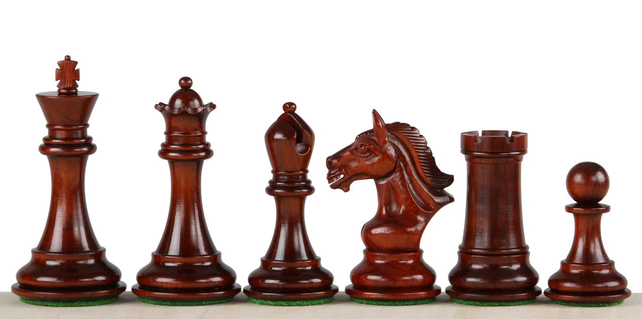 DERBY REDWOOD SCHACHFIGUREN 4 ZOLL - DERBY REDWOOD SCHACHFIGUREN 4 ZOLL
