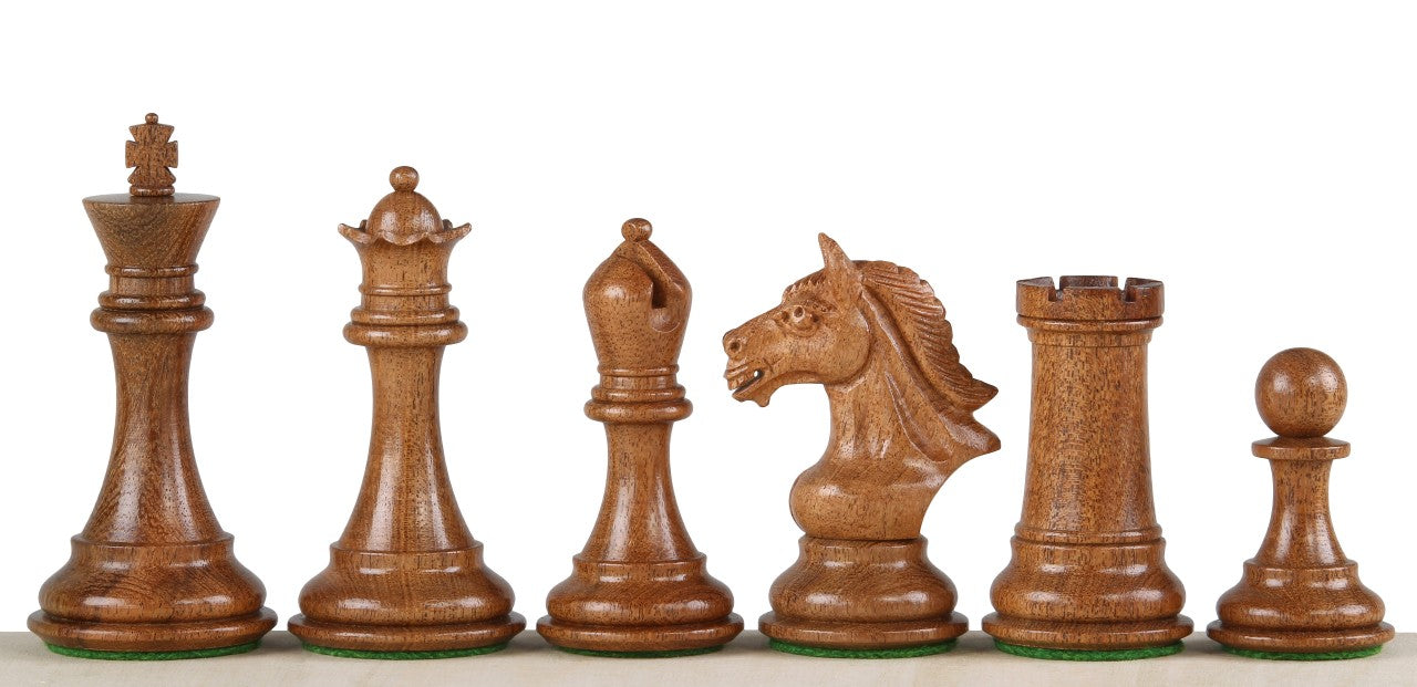 SCHACHFIGUREN DERBY AKAZIE 4 ZOLL - SCHACHFIGUREN DERBY AKAZIE 4 ZOLL