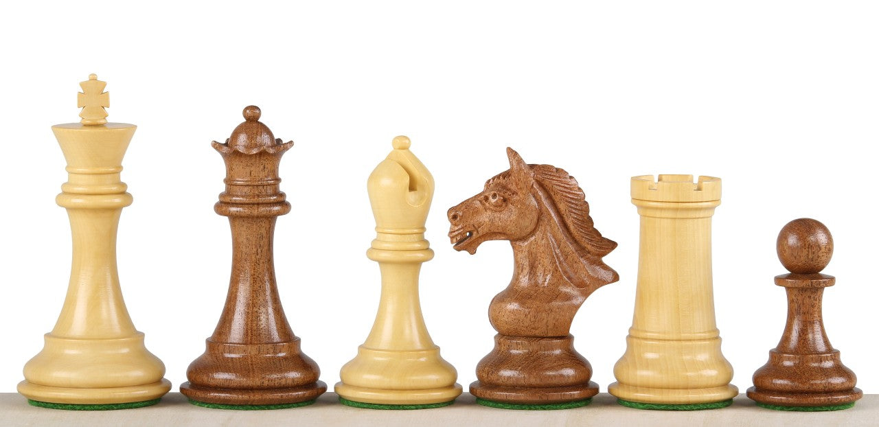 SCHACHFIGUREN DERBY AKAZIE 4 ZOLL - SCHACHFIGUREN DERBY AKAZIE 4 ZOLL