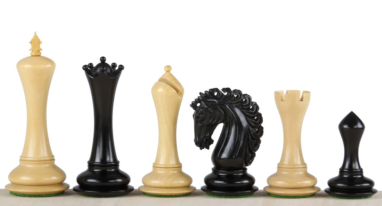 Empire Ebenholz Schachfiguren 4,25 Zoll - Empire Ebenholz Schachfiguren 4,25 Zoll