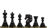 Adios 4" Schachfiguren aus Ebenholz und Buche