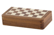 MAGNETIC Schach Mini mit eingelegtem Schachbrett 18 cm