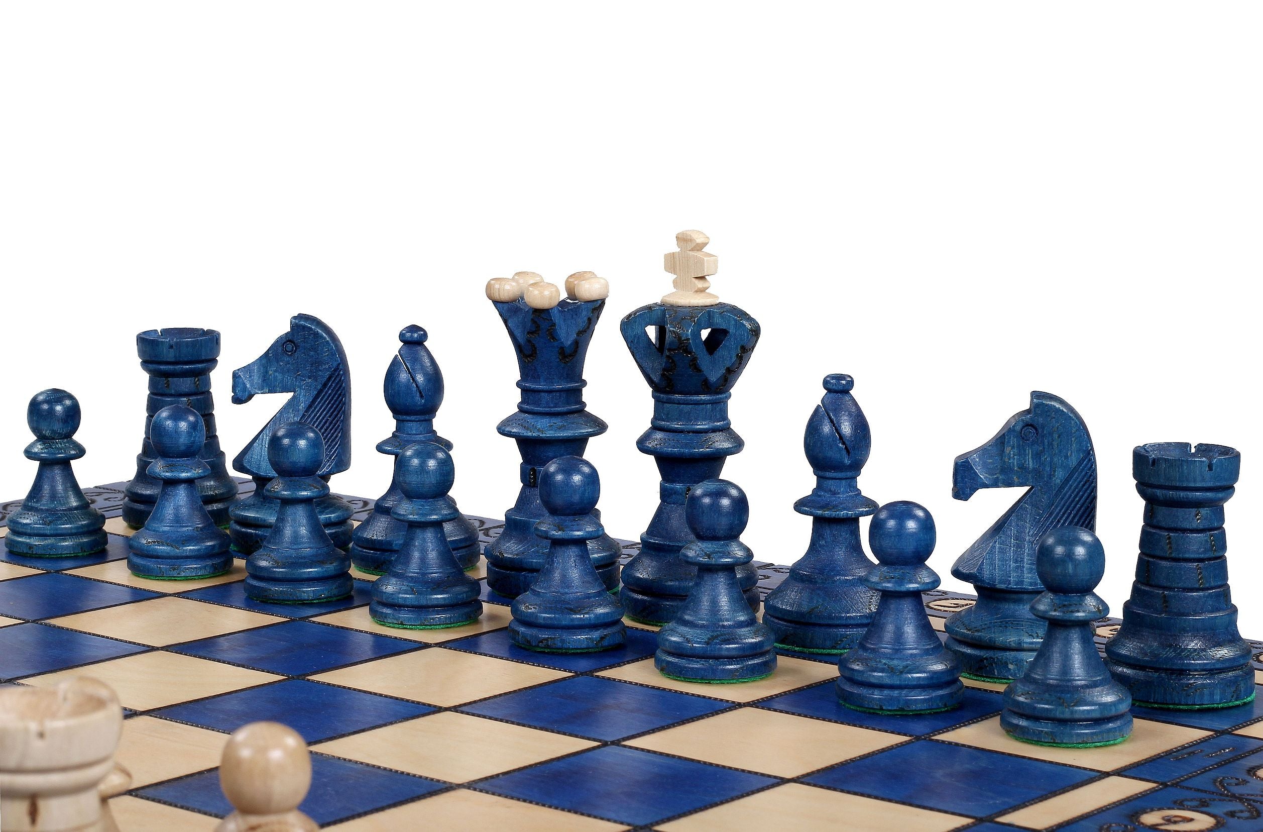 AMBASSADOR chess New Line blau - AMBASSADOR chess New Line blau