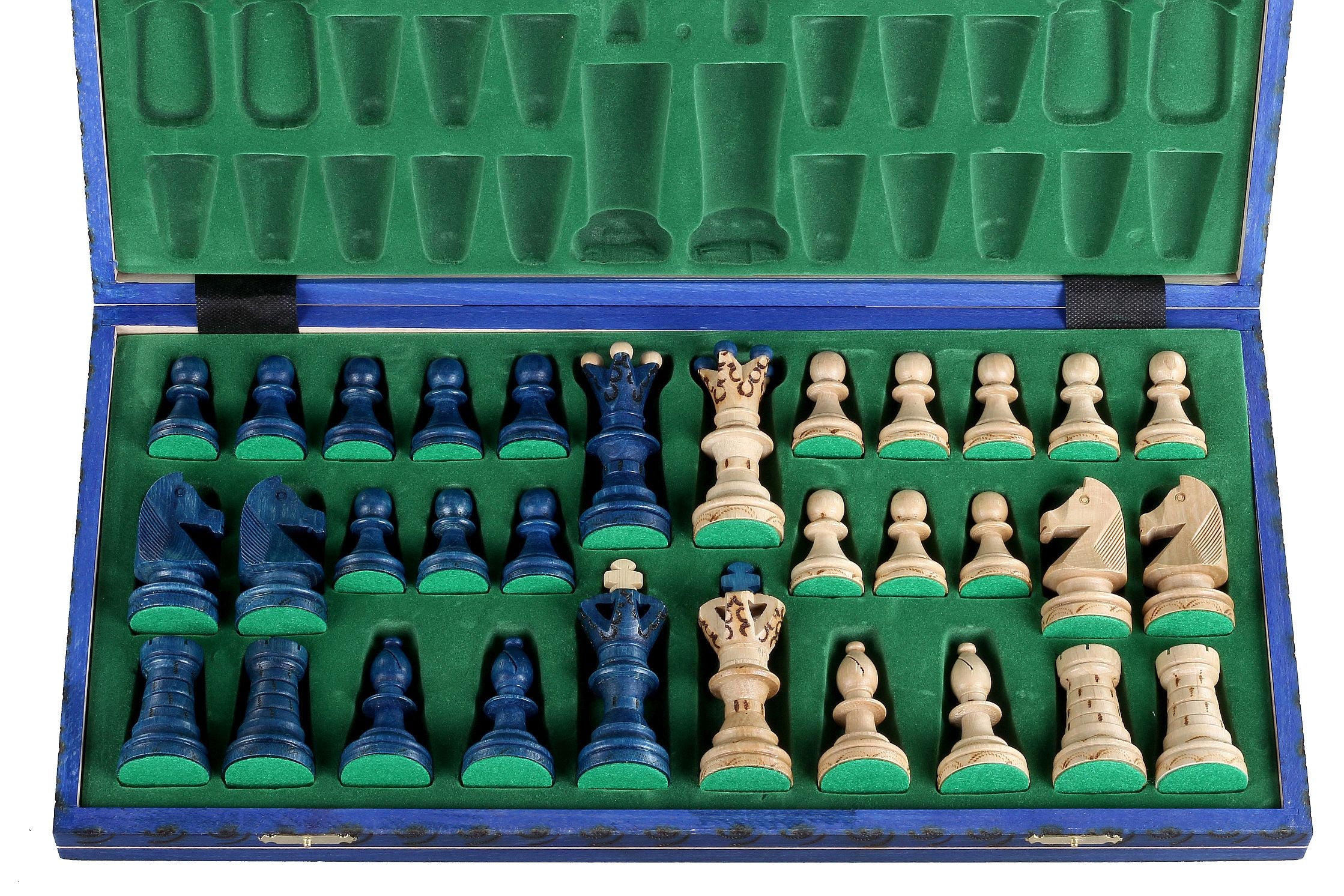 Massives Schach AMBASADOR BLUE (54cm) - Massives Schach AMBASADOR BLUE (54cm)