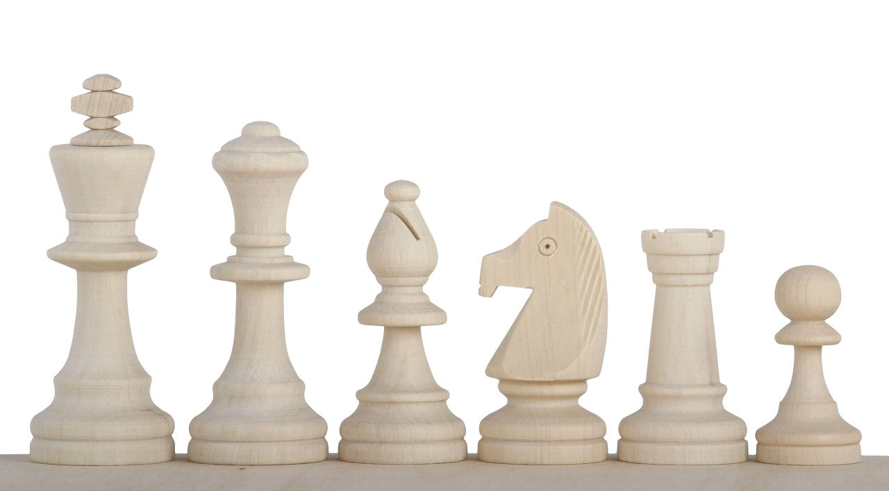 Rohe Schachfiguren #5 zum Selbstbemalen - DIY künstlerische Schachfiguren - Rohe Schachfiguren #5 zum Selbstbemalen - DIY künstlerische Schachfiguren