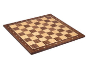 No6 Nussbaum-Schachbrett+3.75" Französische Ebonisierte Figuren