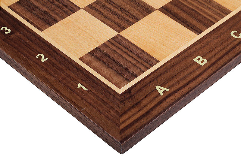No6 Sapele-Schachbrett + 3.75" Französische Akazienfiguren - No6 Sapele-Schachbrett + 3.75" Französische Akazienfiguren