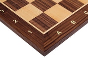 No6 Sapele-Schachbrett + 3.75" Französische Akazienfiguren