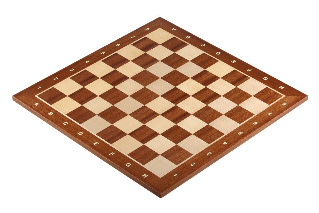 Schachbrett Nr.4,Maße 400x400x14 mm,mit beschreibung,mahagoni farbe,intarsien,feld40mm - Schachbrett Nr.4,Maße 400x400x14 mm,mit beschreibung,mahagoni farbe,intarsien,feld40mm