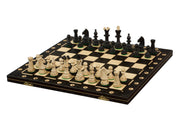 Holzschachspiel Consul Schwarz (48x48cm)