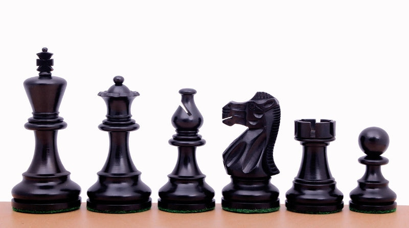 American Classic 3 Inch Carved Wooden Chess Figures - American Classic 3 Inch Carved Wooden Chess Figures