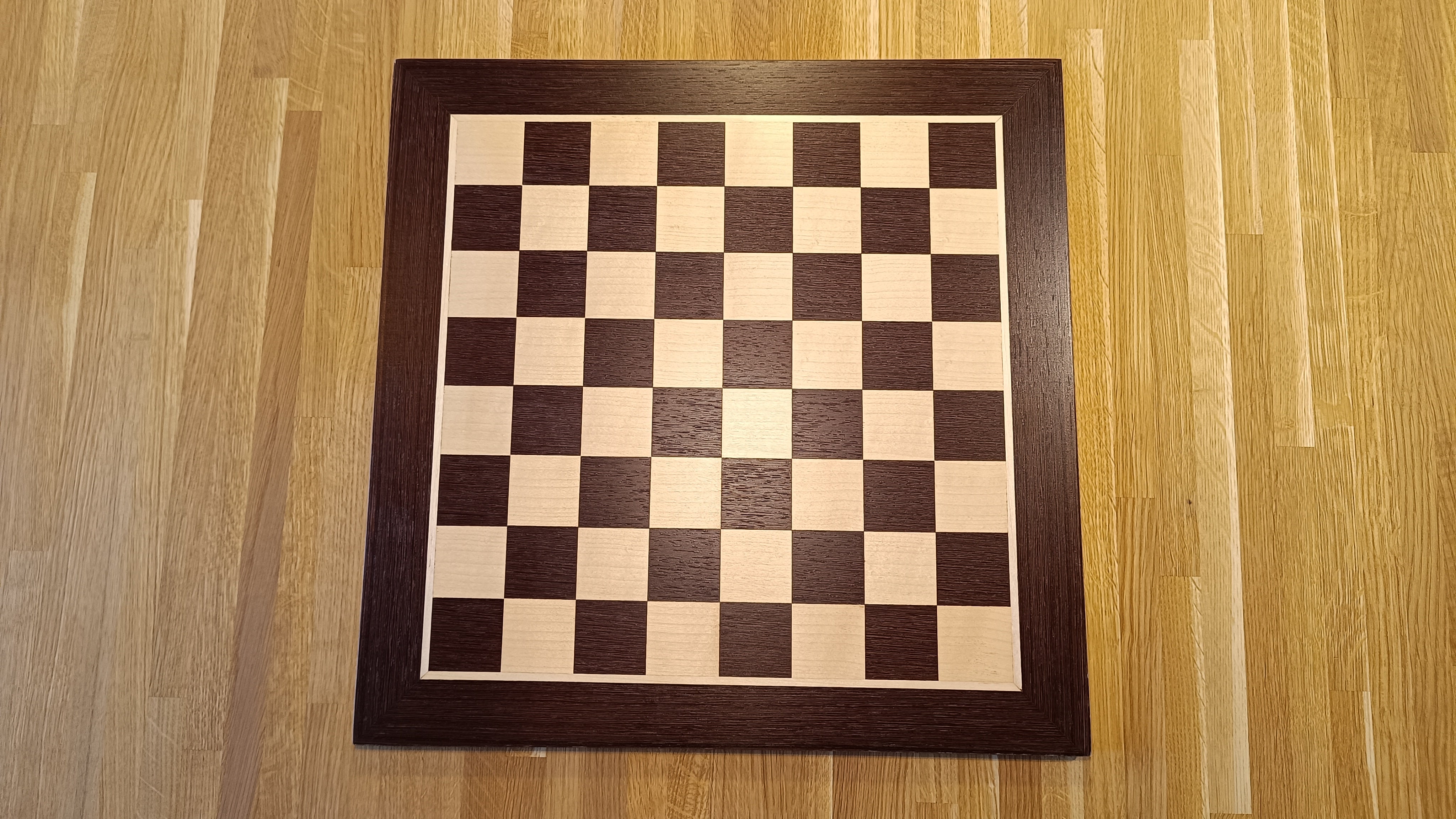 SCHACHBRETT Nr. 4 - WENGE/AHORN OHNE - SCHACHBRETT Nr. 4 - WENGE/AHORN OHNE