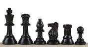 Staunton Schachfiguren Nr. 3, weiß/schwarz (König 64 mm)
