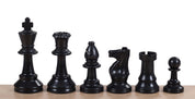 Staunton Schachfiguren Nr. 4, weiß/schwarz (König 78 mm) - Plastikschach