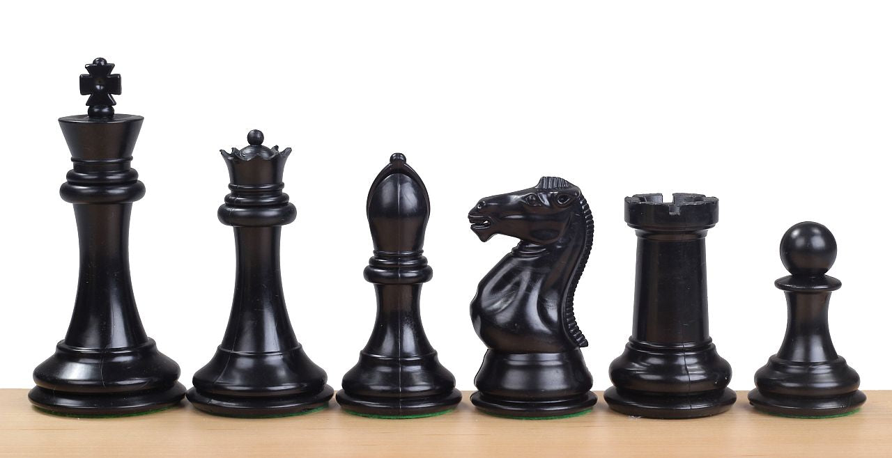 Exklusive Staunton Schachfiguren Nr. 7, weiß/schwarz, metallbeschwert (König 104 mm) - Exklusive Staunton Schachfiguren Nr. 7, weiß/schwarz, metallbeschwert (König 104 mm)