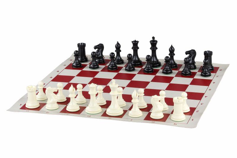 Exklusive Staunton Schachfiguren Nr. 6, weiß/schwarz, metallbeschwert (König 95 mm) - Exklusive Staunton Schachfiguren Nr. 6, weiß/schwarz, metallbeschwert (König 95 mm)