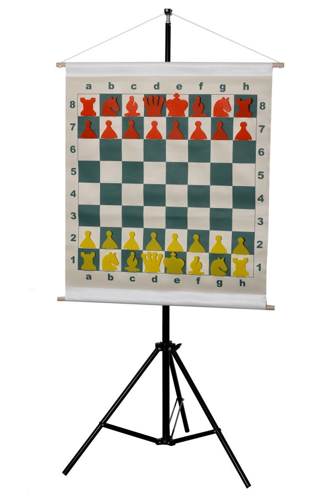 DEMONSTRATION RUNDES DEMONSTRATIONS-Schachbrett - steckbar (Schachbrett + Figuren + Tasche) - DEMONSTRATION RUNDES DEMONSTRATIONS-Schachbrett - steckbar (Schachbrett + Figuren + Tasche)