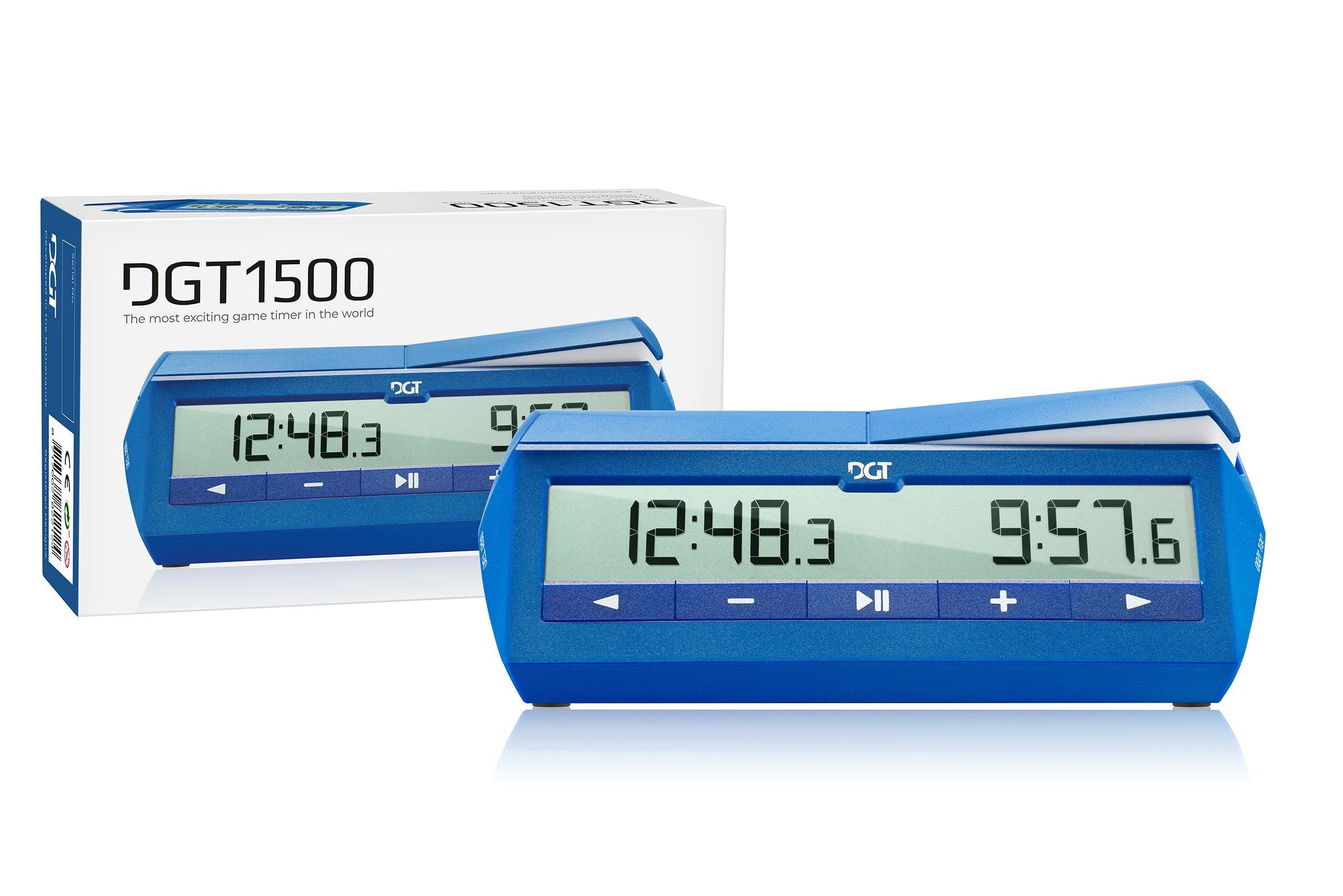 DGT-Schachuhr 1500 Blau - DGT-Schachuhr 1500 Blau