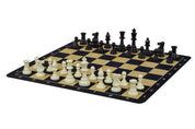 Roll-Up Schachbrett Nr. 6 (51 cm), rutschfeste Unterseite SCHWARZ
