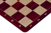 Aufrollbares Schachbrett Nr. 6 (51 cm), rutschfester MAHOGANY-Boden