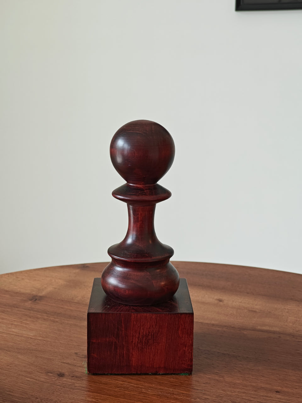 Schachbecher aus Holz - Schwarzer Bauer - Schachbecher aus Holz - Schwarzer Bauer