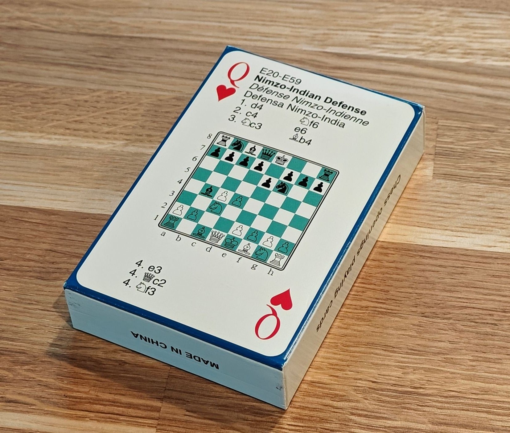 Schachspielkarten - finden Sie die beliebtesten Debüts heraus! - Schachspielkarten - finden Sie die beliebtesten Debüts heraus!