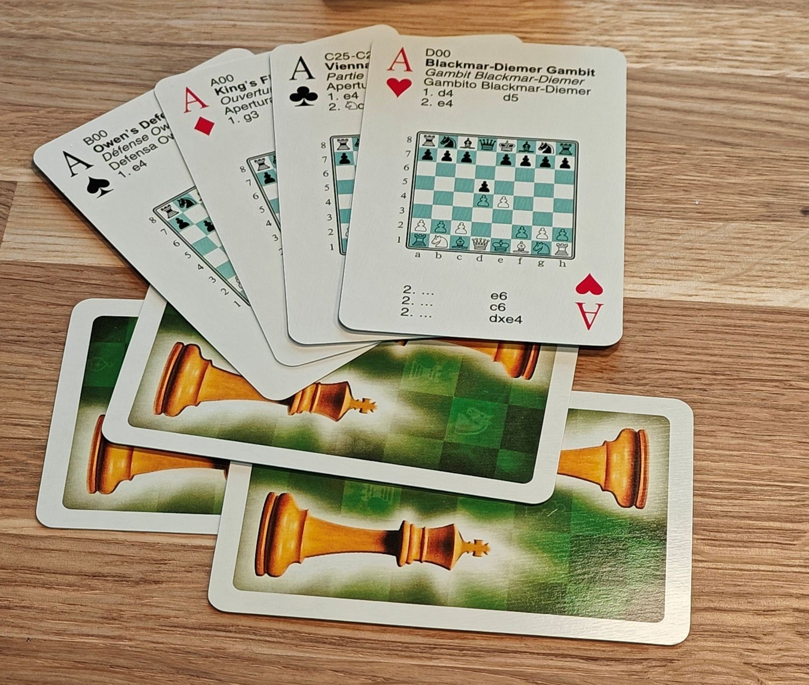 Schachspielkarten - finden Sie die beliebtesten Debüts heraus! - Schachspielkarten - finden Sie die beliebtesten Debüts heraus!