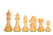 King's Bridal Ebenholz 4 Zoll geschnitzt hölzerne Schachfiguren