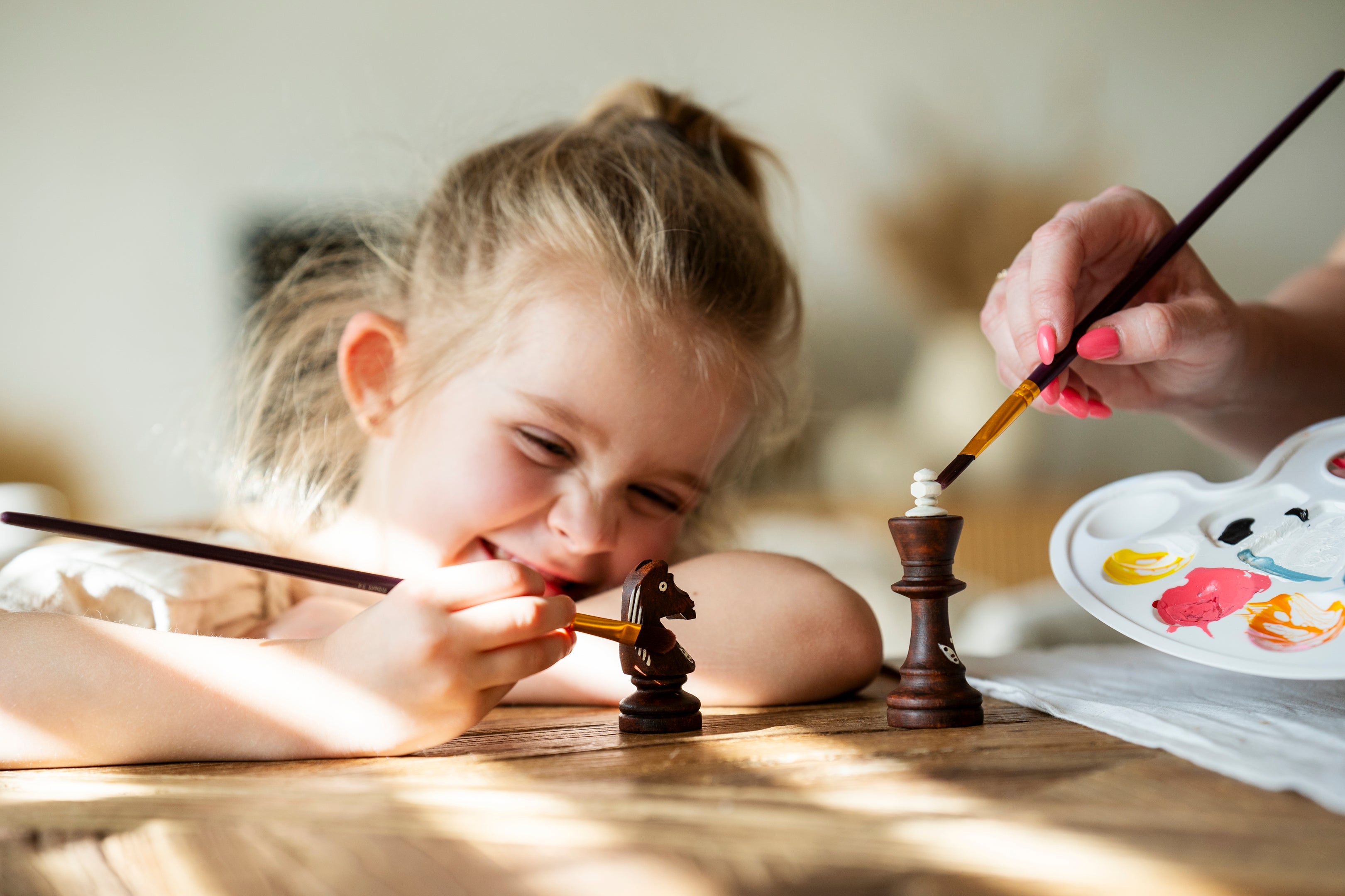 Rohe Schachfiguren #5 zum Selbstbemalen - DIY künstlerische Schachfiguren - Rohe Schachfiguren #5 zum Selbstbemalen - DIY künstlerische Schachfiguren