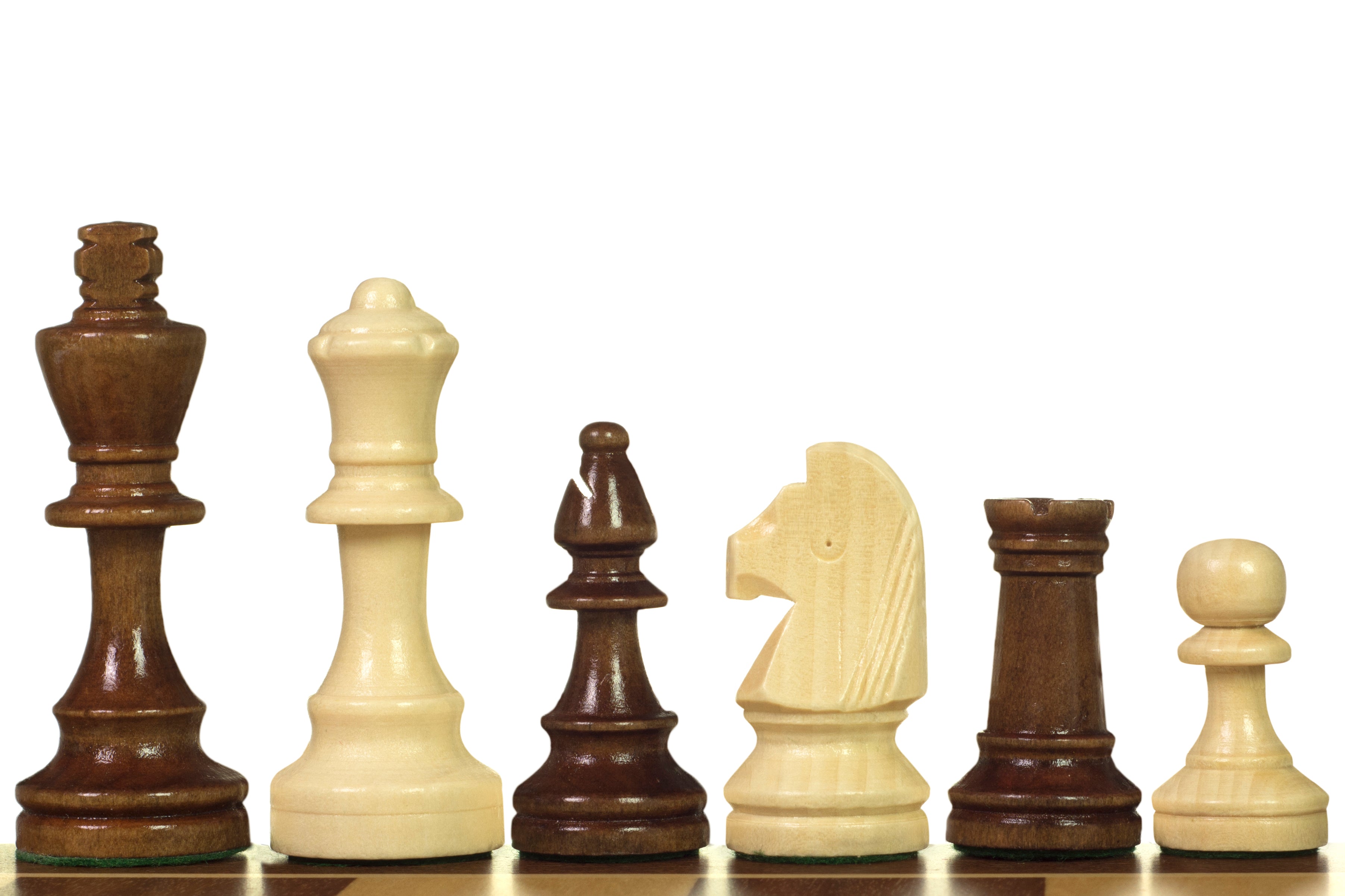 Sonnenaufgang STAUNTON Nr. 4 Figuren Holz geschnitzt - Sonnenaufgang STAUNTON Nr. 4 Figuren Holz geschnitzt