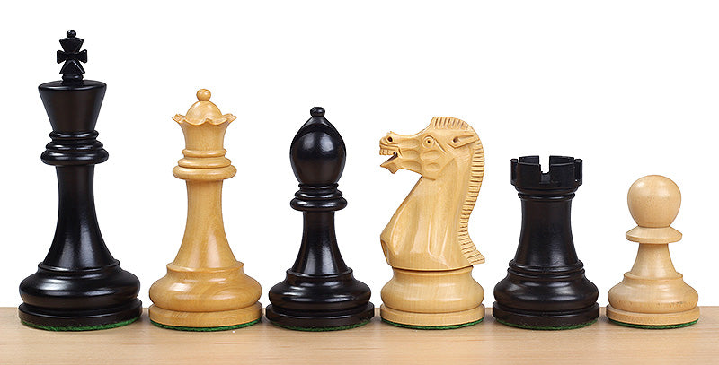 Executive Schachfiguren 4 Zoll geschnitzt aus Holz - Executive Schachfiguren 4 Zoll geschnitzt aus Holz