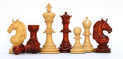 UNICORN PADUK Schach-FIGUREN 4,25 Zoll