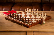 Tournament Chess No. 5 Intarsien mit zusätzlichen Hetmans